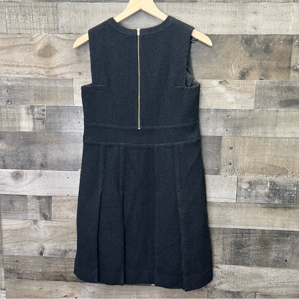 Diane Von Furstenberg Black Jackie Novelty Boucle Dress Timeless Wool Dress - Picture 3 of 10